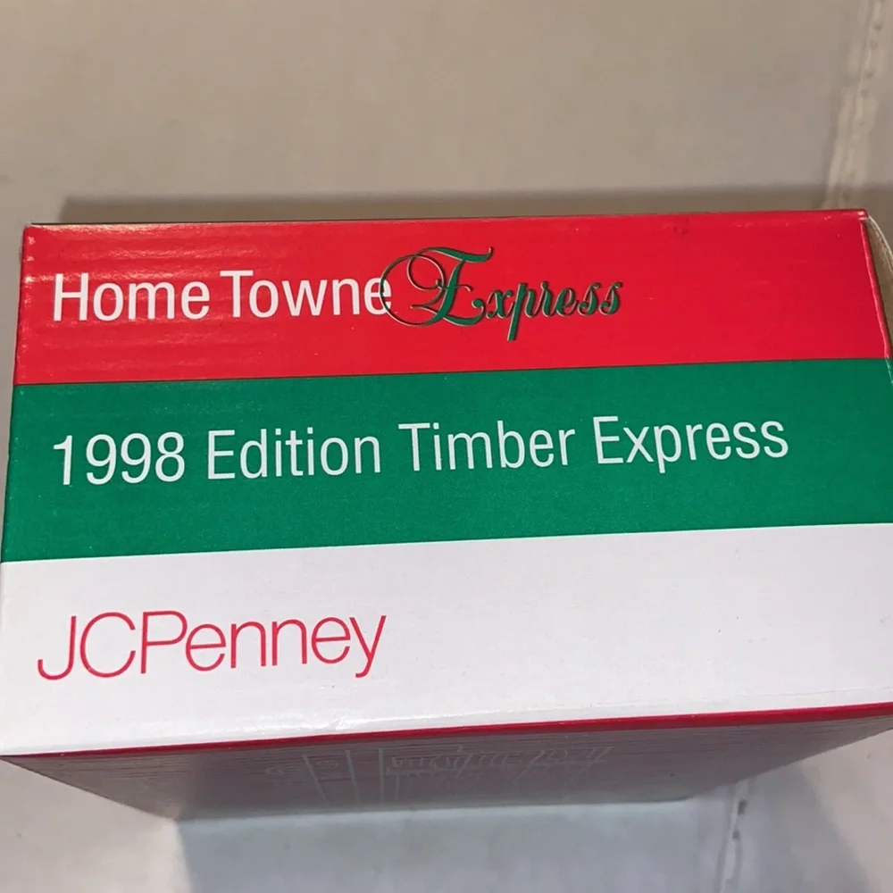 New in box vintage 1998 Edition Timber Express JC Penny Home Towne Express car.